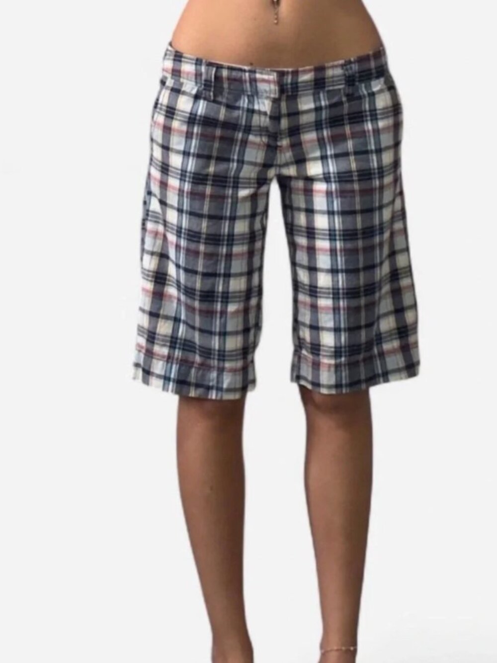 **Moving Sale** Roxy Plaid Bermuda Shorts Sz 7
